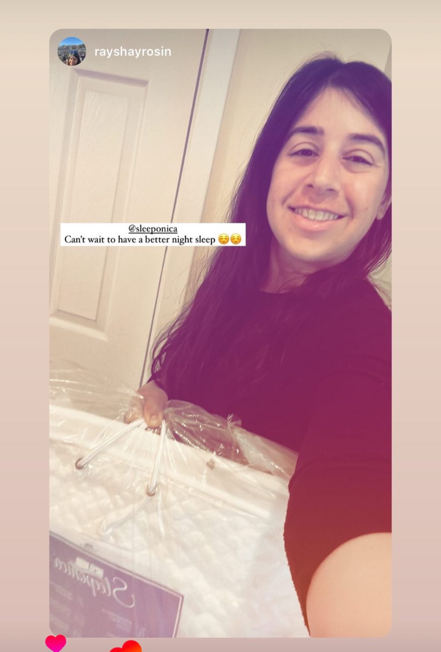 Rachel - Sleeponica Customer